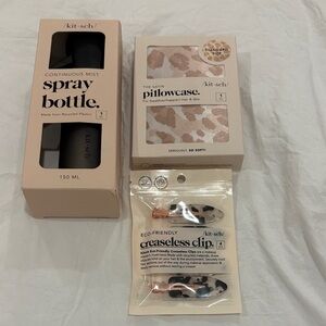 Kitsch Hair Styling Set - Black and Cream